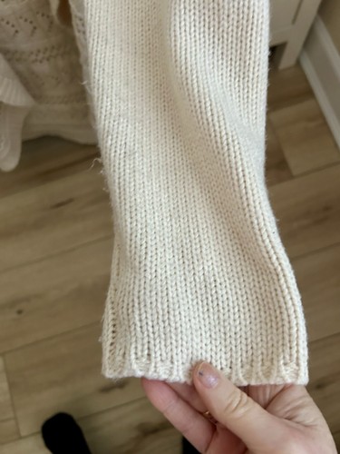 Women’s Cream Shawl Cardigan Sweater Coldwater Creek- Medium - EUC !!! - Picture 10 of 13