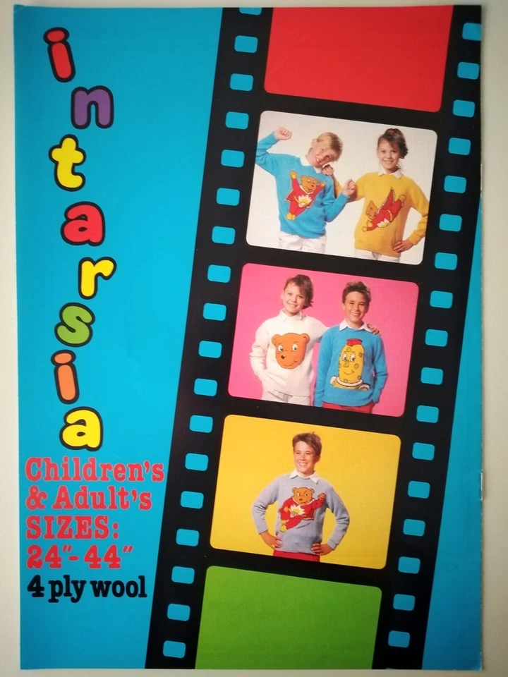 SUPERTED - 5 Sweater Designs, 24-44" - GARY KENNEDY Intarsia Knitting pattern - Image 2 of 2