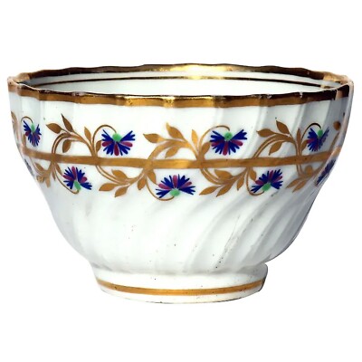 Eine antike englische Royal Crown Derby Nottingham Road Teeschale um 1779