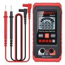 HT123 Digital Multimeter Smart Voltmeter Ohmmeter AC DC Meter Tester - US