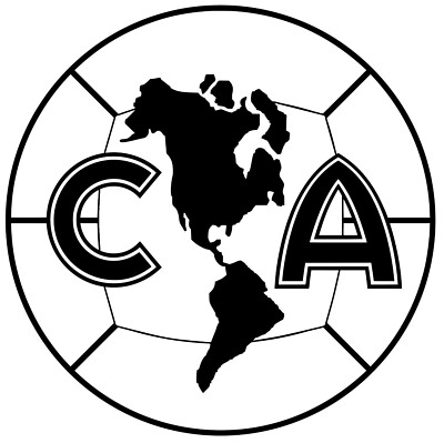 Club America futbol Derporte Camisa America vinyl Calcomania