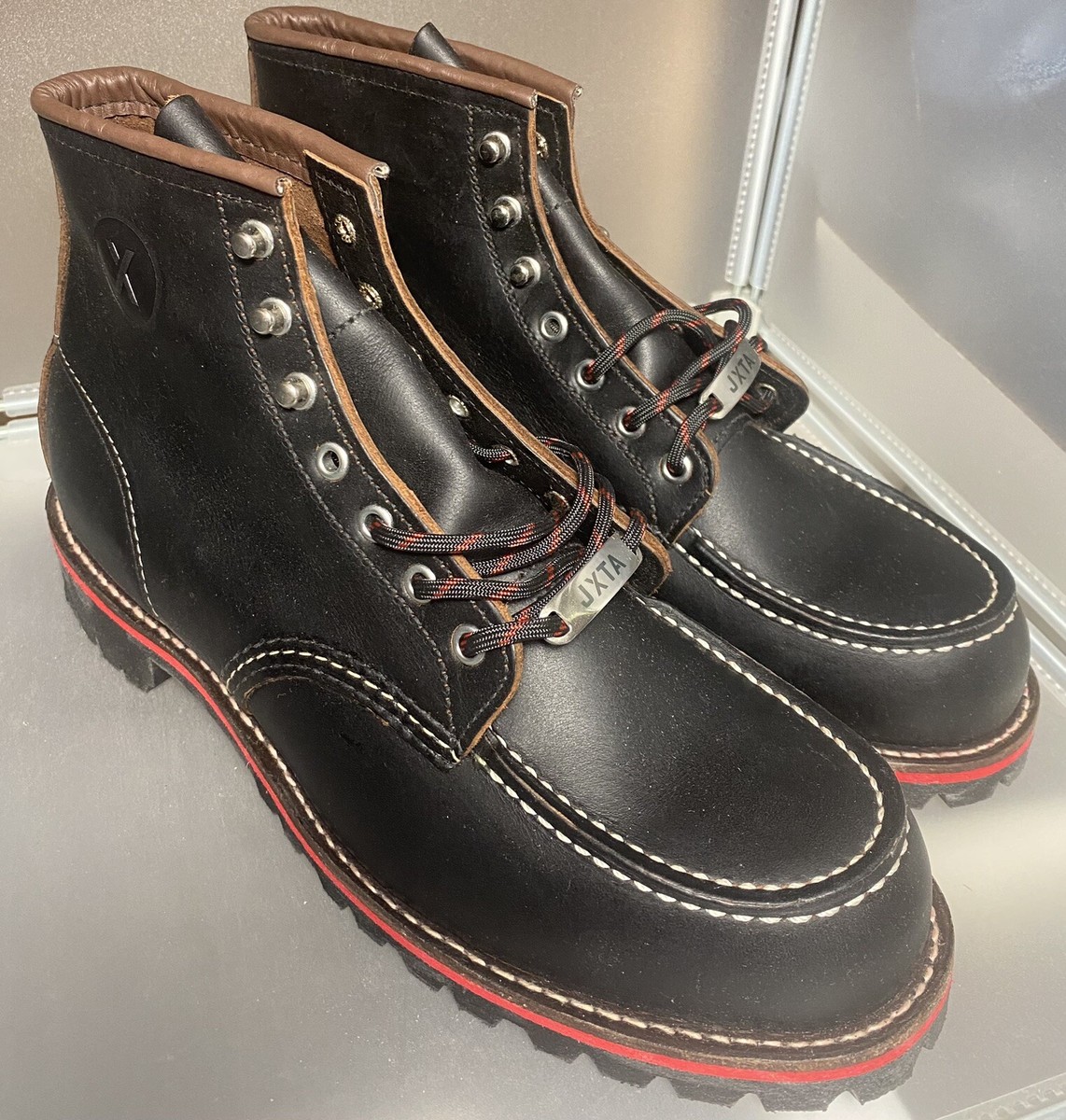 Red Wing 8849 X JXTA 10 D Moc Toe Black Prairie NWB Red Wing 8849 X JXTA 10 D Moc Toe Black Prairie NWB