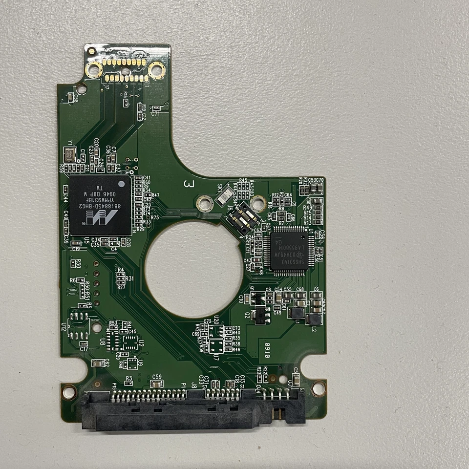 WD WD2500BEKT-60V5T1 2.5" SATA HDD PCB Board 2060-771574-001 REV P1 R/N 701574 - Image 4 of 4