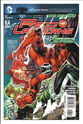 Red Lanterns # 7 DC Comics vs. Green Lantern - May 2012 NM