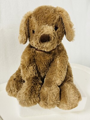 Brookstone NAP Doodle Dog Plush Puppy Brown Stuffed animal 9  Lovey EUC