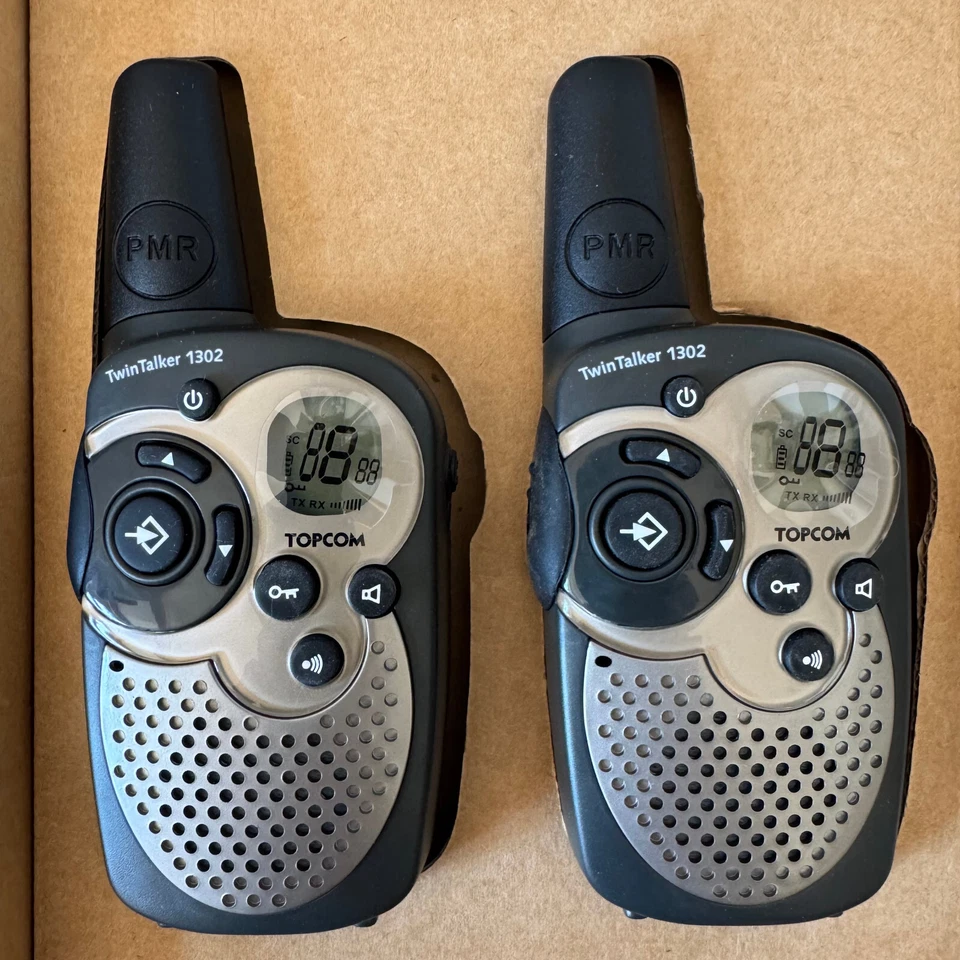 2x Topcom Twintalker 1302 Handheld Walkie Talkie Set Privat Mobilfunk 446MHz - Bild 4 von 4