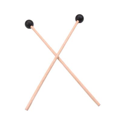2 Stück Ahorn Marimba Schlägel Gummihammer 365 mm für