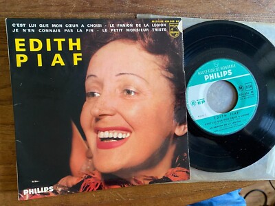 Edit Piaf EP c'est lui que mon coeur Rare French 1962 Philips Medium 434.806 BE