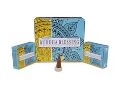 Deepika Buddha Blessing Incense Cone Dhoop Home Fragrance 12 Pack ( 120 Cones )