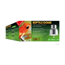 EXO TERRA REPTILE DOME NANO - HIGH QUALITY FIXTURE WITH BRACKET - 40 WATT MAX.