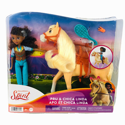 Spirit Collector Doll and Horse Playset Pru Figure and Chica Linda Horse Set New