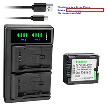 Kastar Battery LTD2 USB Charger for Panasonic VW-VBD060 VW-VBD070 VW-VBD120