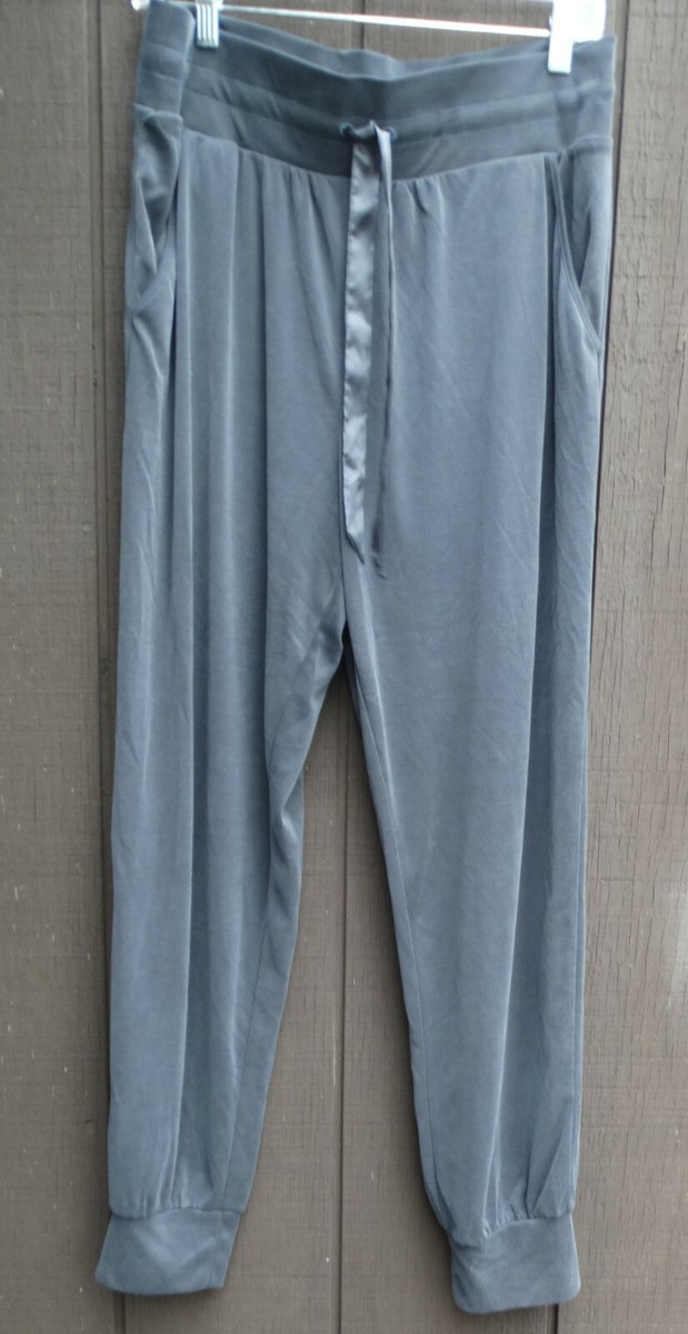 Victoria Secret Grey Ribbed Jogger Pants Large 33X29 | eBay