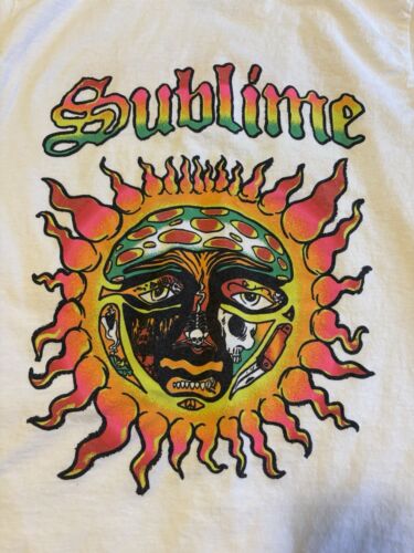 Sublime 40oz to Freedom weißes T-Shirt Herren Größe Medium - Bild 3 von 4