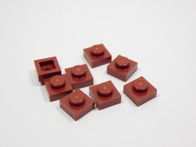 Lego Table Red LEGO Lot of 8 Dark Red 1x1 Plates I2 | eBay