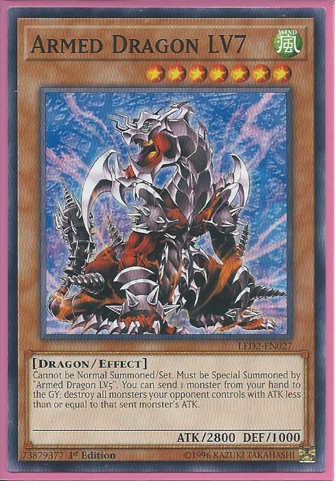 yugioh card armed dragon lv7 Amazon.com: Yu-Gi-Oh! Armed Dragon LV7 - SGX1-ENC08 - Common main image 0