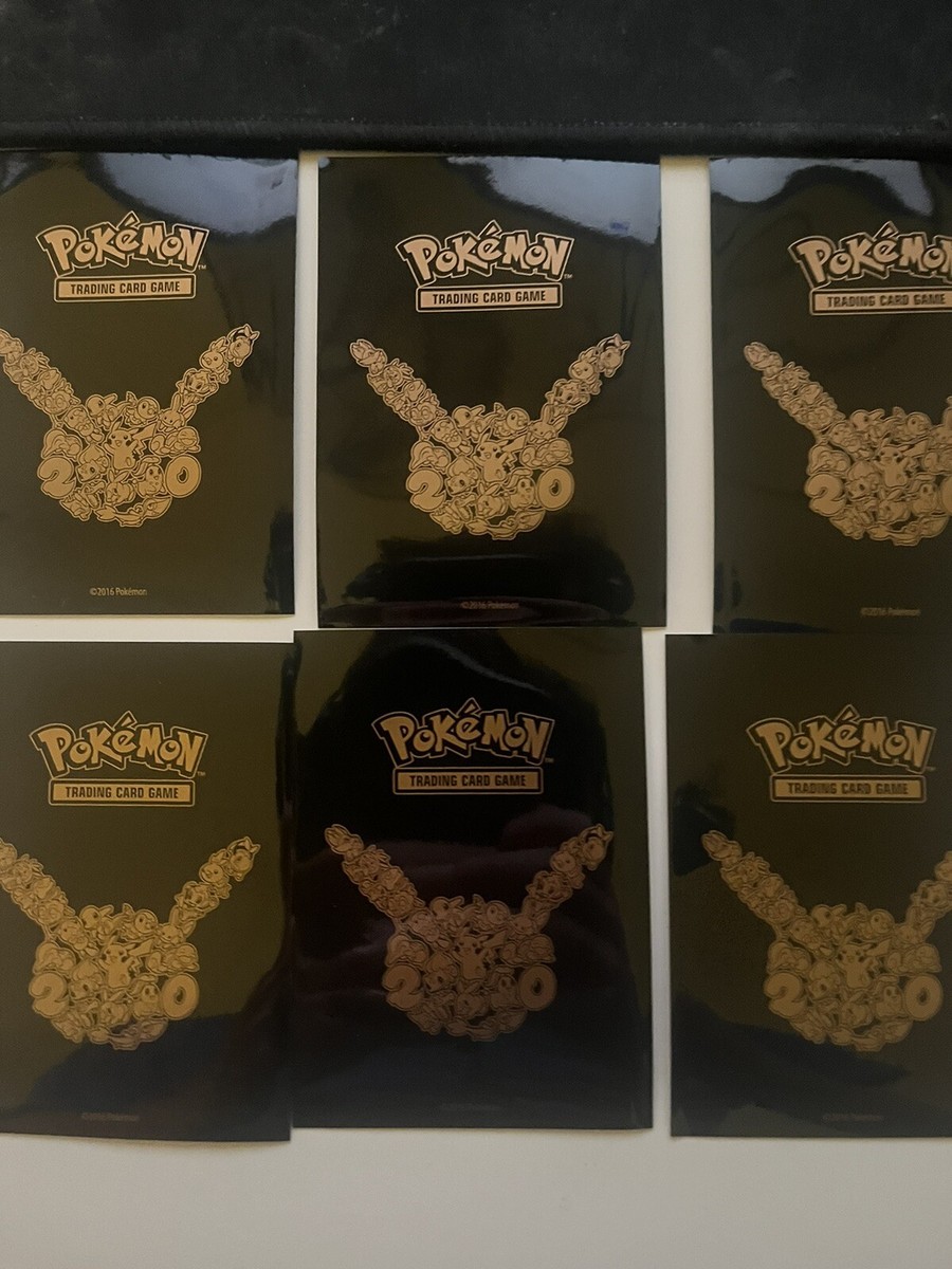 pokemon 20th anniversary card sleeves Celebrations - Pikachu - - 65 Count Pack - Deck Protector and famous Pokmon from the very beginning return to join your collectionyou can even find Flying Pikachu and Surfing Pikachu as both Pokmon V and Pokmon VMAX Pokemon Card Sleeves