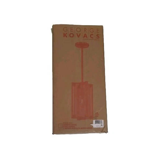 George Kovacs P1401-613 Crystal Clear Polished Nickel Ceiling Lamp (New In Box) - Image 3 of 4