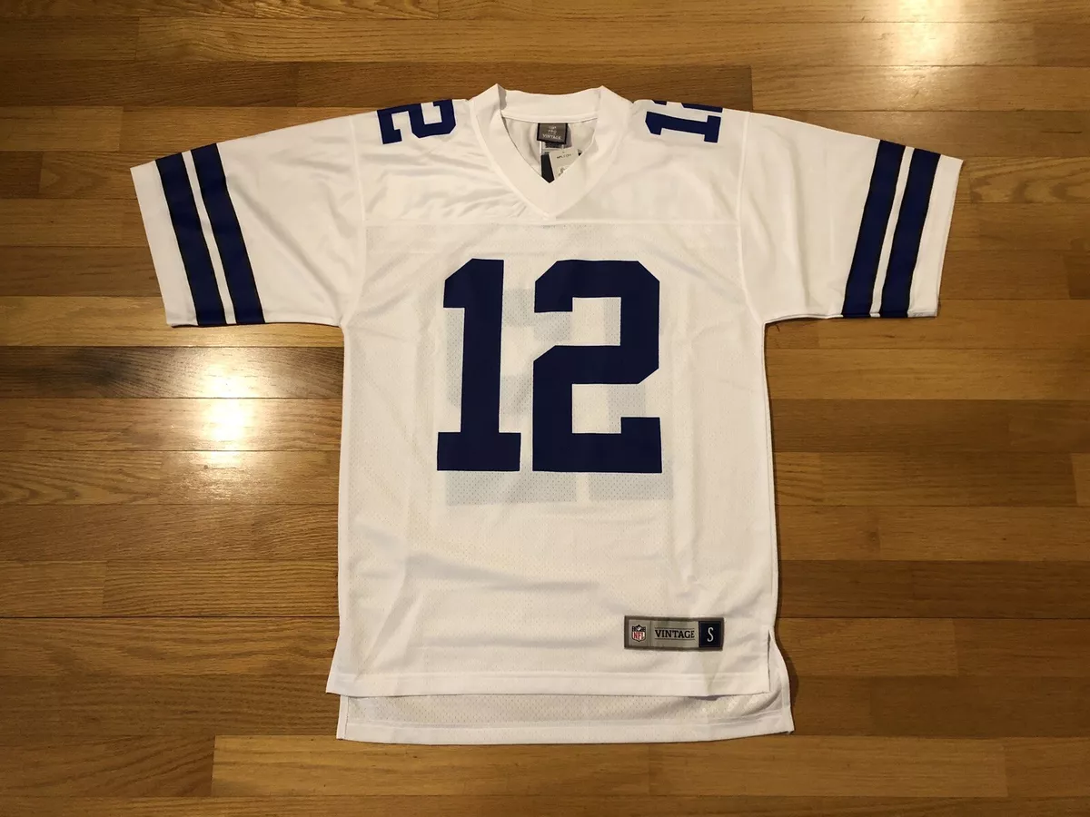 Authentic roger staubach jersey sales