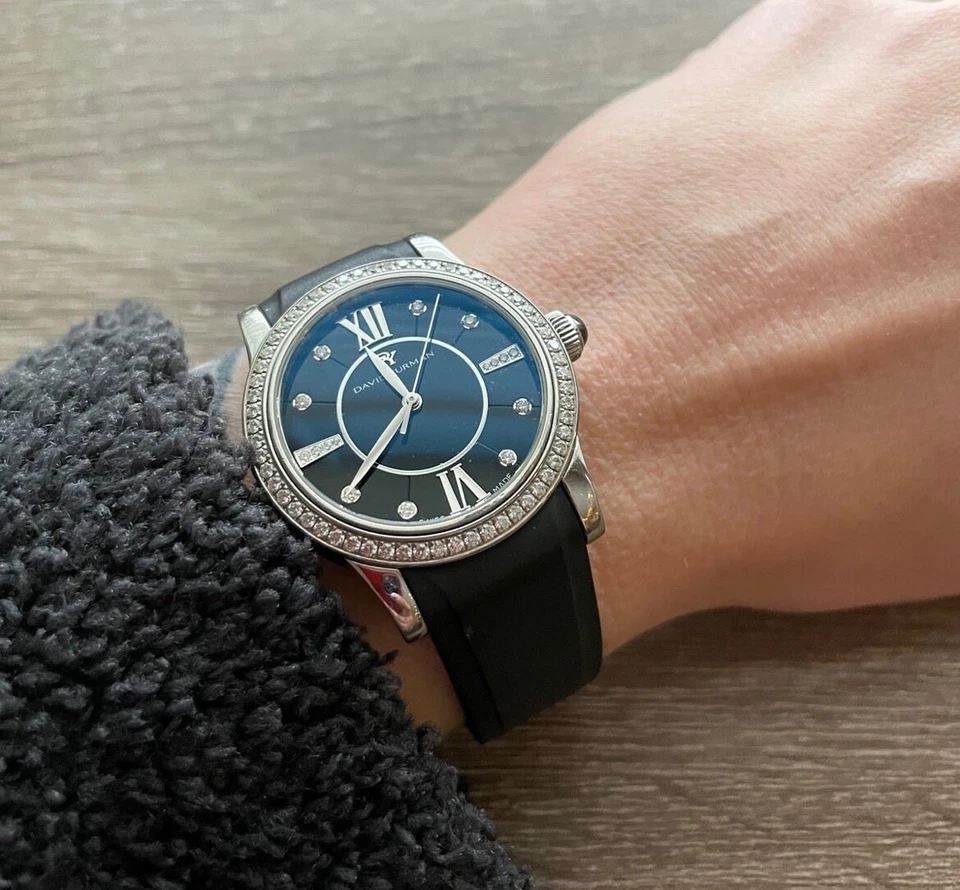 David Yurman Ladies Swiss Quartz Watch 34mm W/ Diamond Bezel. - Image 4 of 4