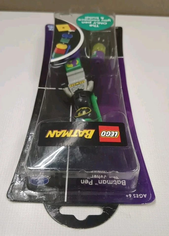Lego Batman Pluma El Guasón 2065 Lápiz Juguete y Juego - NUEVO Y SELLADO - MUY RARO Foto 3 de 4