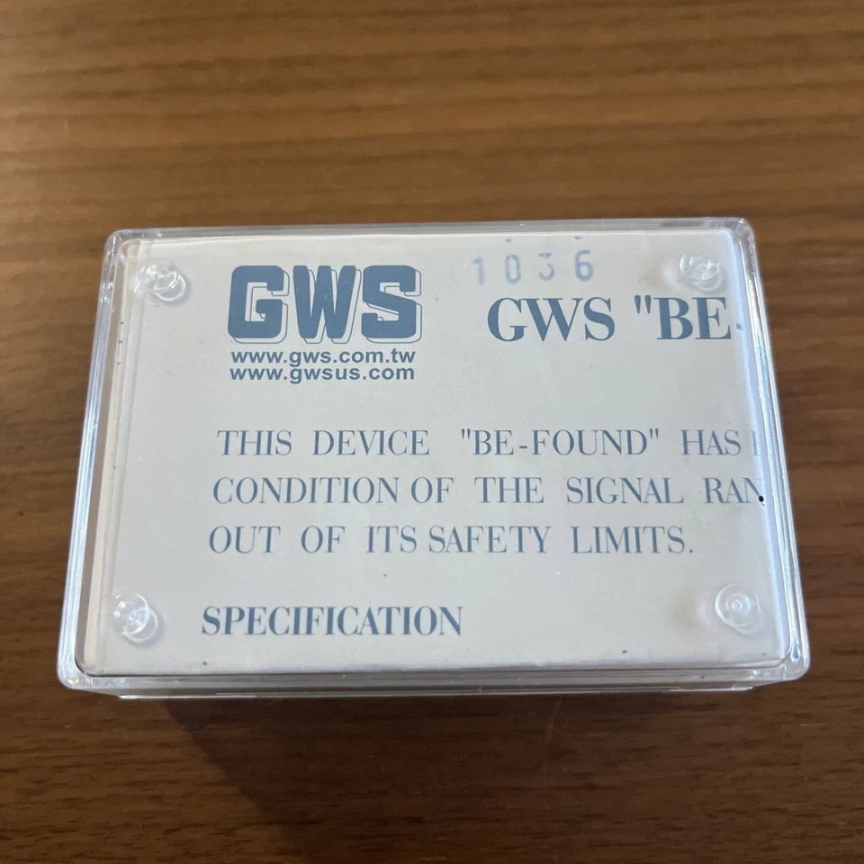 GWS R/C GW/BG01/J - "Be Found" Lost Radio Control Aircraft Finder - New in Box!! - Image 2 of 3