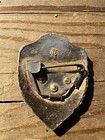Enameled Brass post wwii COLD WAR era SOVIET coat hat pin Russian Federation com — photo 2