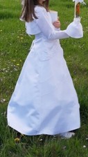 Kommunionkleid Festkleid weiß