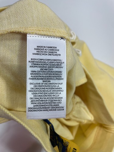 NEW POLO Ralph Lauren Girls Yellow Ruffle Pull On Shorts Size XL 16 - Picture 4 of 4
