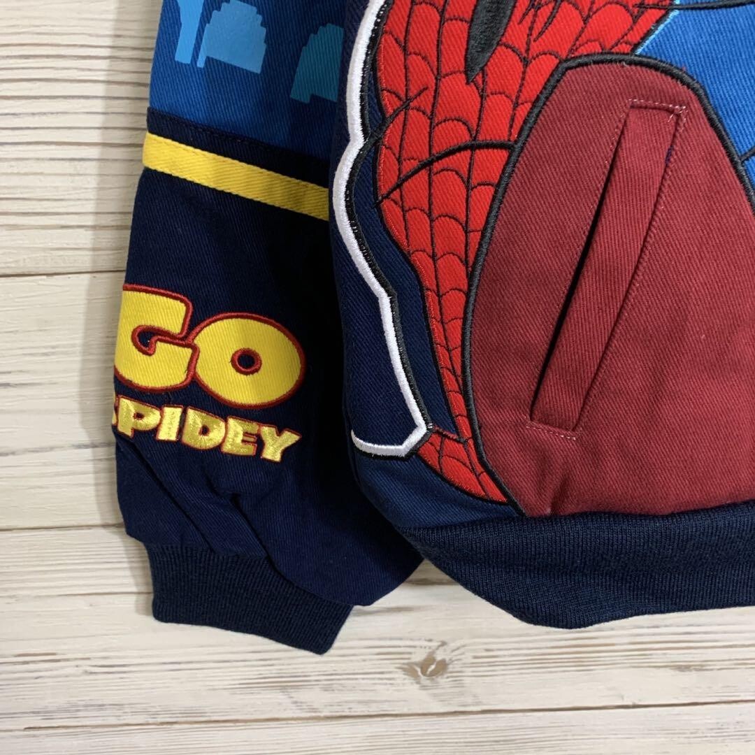 jh Design MARVEL Spider-Man Racing Jacket Navy Youth Size jh Design MARVEL Spider-Man Racing Jacket Navy Youth Size