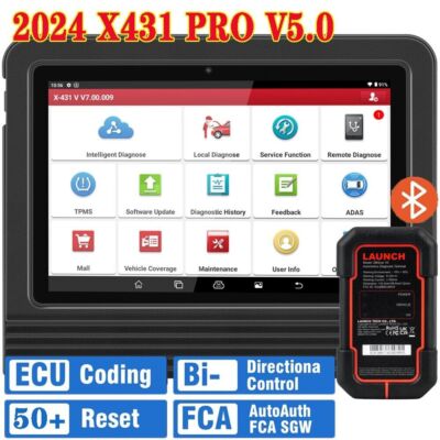 LAUNCH X431 V +5.0 Elite PRO5 Car Diagnostic Scanner Coding Bidirectional Tool