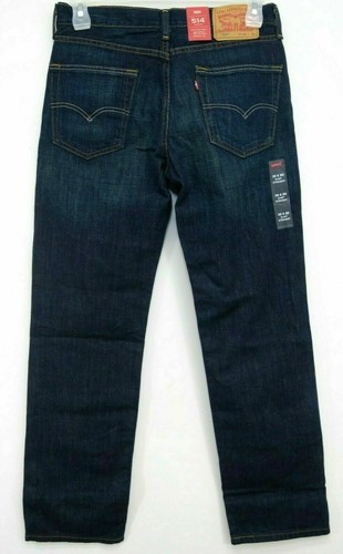 Neu mit Etikett Levis Herrenjeans 514 0308 dunkelblau waschgerade Passform unverbindliche Preisempfehlung des Herstellers: 69 $ kostenloser Versand