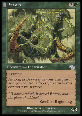 MTG BRAWN EXC - L'IMPETO - JUD - MAGIC