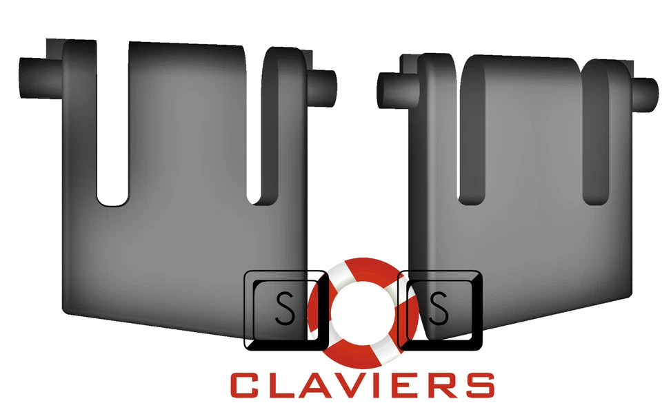 Corsair K70 RGB Rapidfire Keyboard Spare Replacement Leg Stand Feet Foot Set - Image 2 of 2