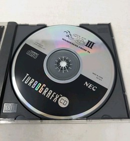 Ys III Wanderer From Ys - TurboGrafx CD Rare, Game, Case And Manual Tested