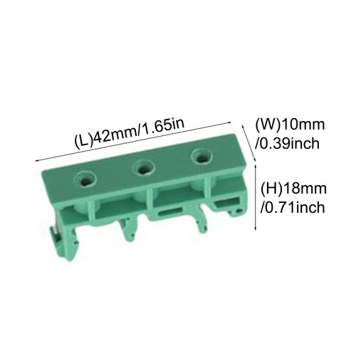Mount Holder PCB DIN Rail Adapter Circuit Board Applicable To Easy To Remove - Bild 2 von 12