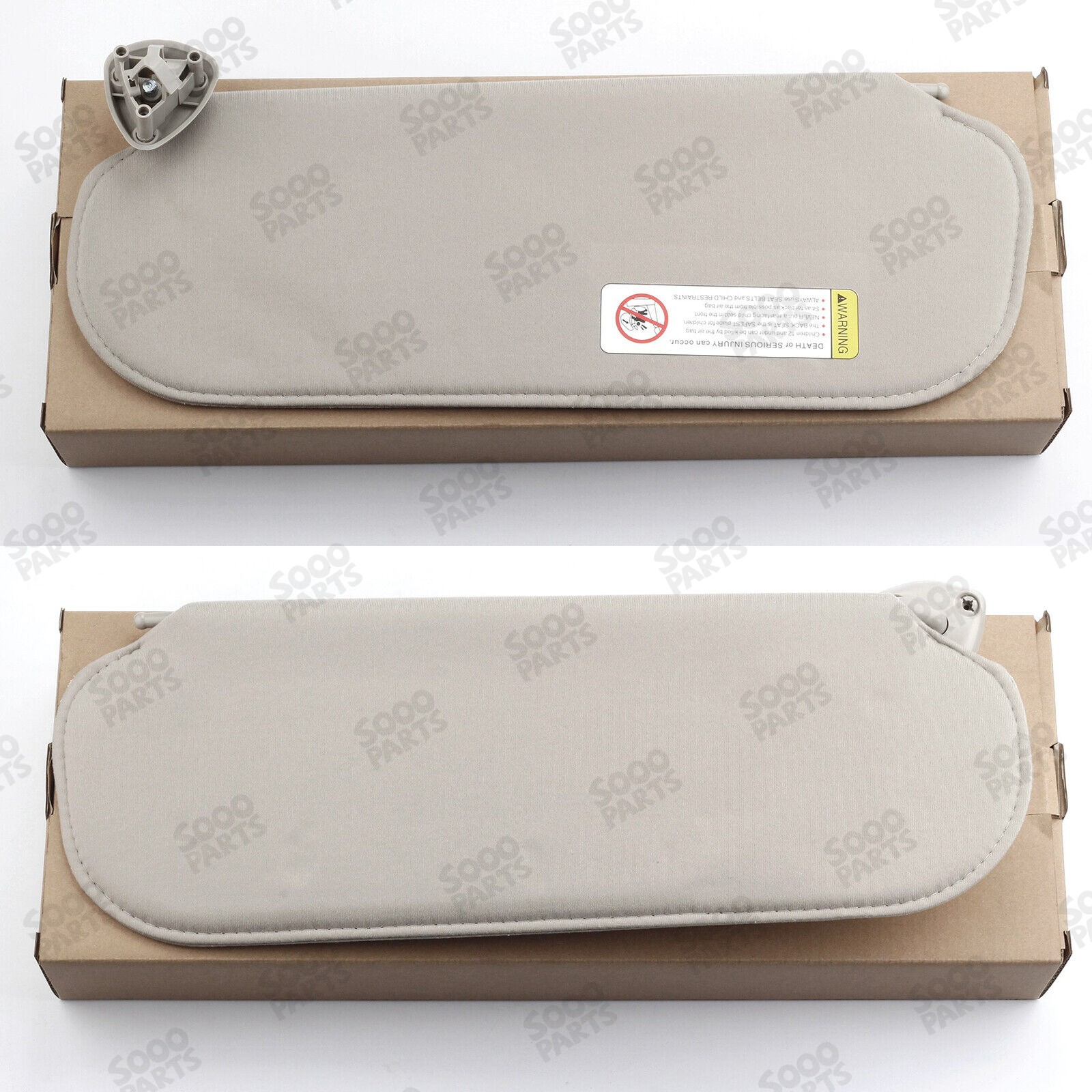 Right Side Sun Visor w/o Mirror Light For 1999-2019 Chevrolet Express GMC Savana