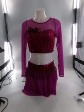 Dance Costume Medium Adult Purple A Wish Come True V2147 Lyrical Jazz Ballet
