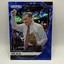 2025 Panini Prizm Bud Selig Blue Cracked Ice #131 MLB Baseball Milwaukee