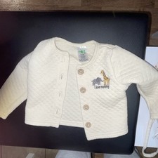 F&F Baby Steppjacke beige 0-3 Monate Knöpfe ...