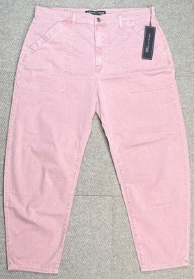 Veronica Beard Jeans Charlie Barrel Leg Patch Pockets Women's Pant Size 32/14