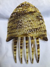 Large women s Hair faux Tortoise Shell Comb Vintage/Antique great Condition