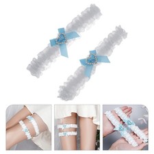 2 Pcs Bridal Accessories Wedding Lace Garter Garters