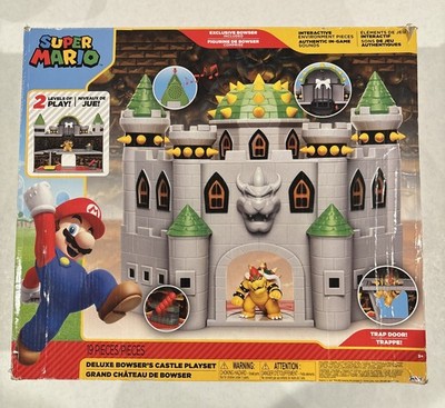 Nintendo Super Mario Deluxe Bowser's Castle Playset Open Box - No Figures