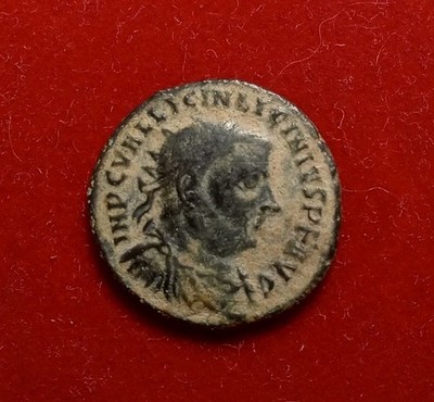 Licinius I. 317-320 AD. Heraclea Æ Follis Jupiter with Victory eagle & captive