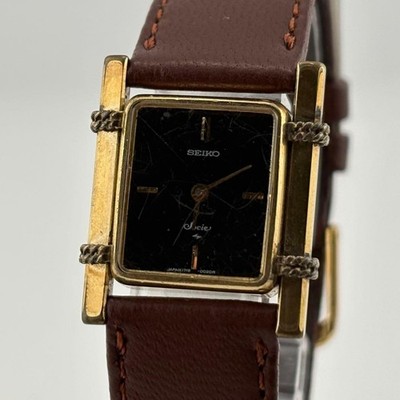 Seiko Socié Manual Wind Watch 1719-3010 Rare Black Dial | eBay