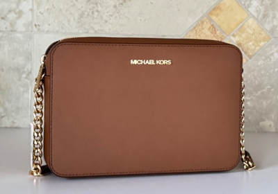 Michael Kors Jet Set Item East West Shoulder Crossbody Bag Luggage