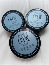 3 x American Crew Fiber High Hold with Low Shine Hair Pomade 3 oz Lot of 3