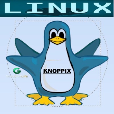 KNOPPIX Linux OS 64-Bit  Bootable Software ~ Rescue,  testing, No install needed