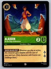 Aladdin - On the Edge of Adventure 81/204 Common Winterspell Lorcana Near Mint